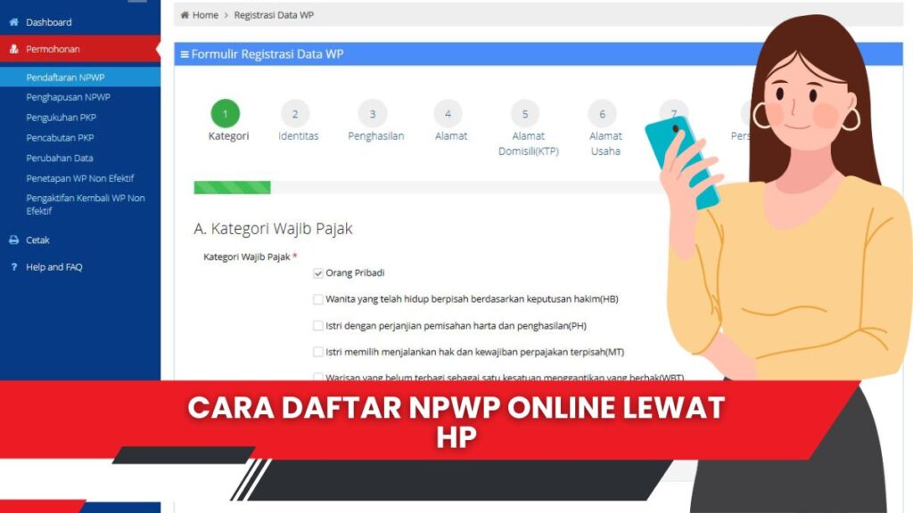 Cara Daftar NPWP Online Lewat HP